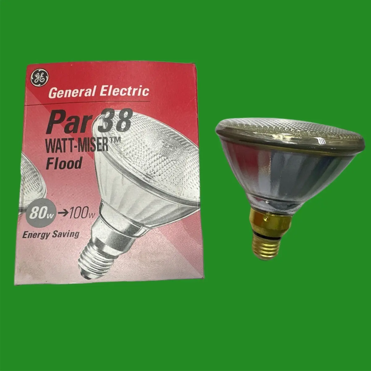 80W (=100W) GE Par38 Reflector Dimmable Flood Light Bulbs ES E27 Security Lamps