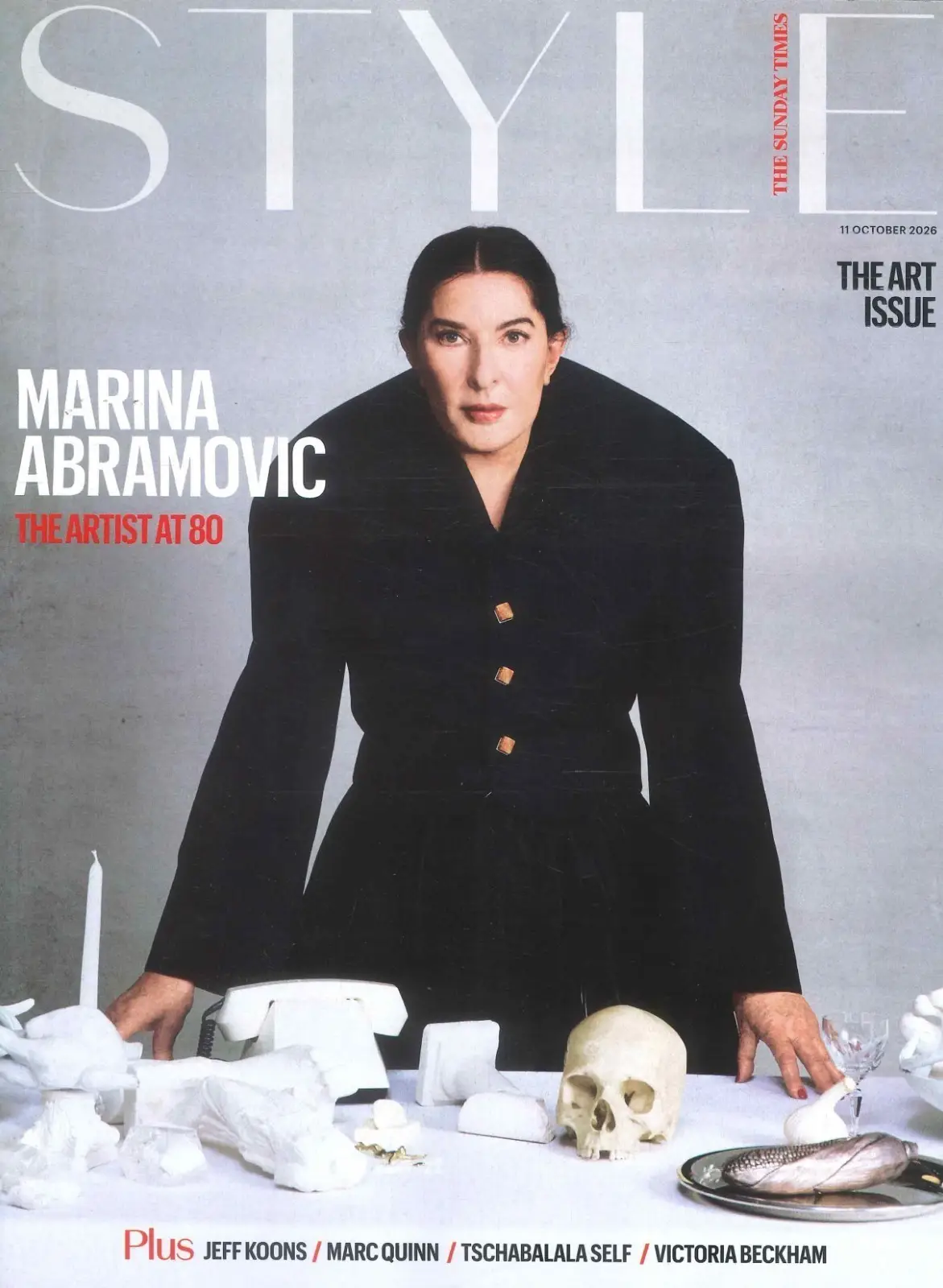 Sunday Times STYLE Magazine: Marina Abramovic, Victoria Beckham, Art, 11.10.26