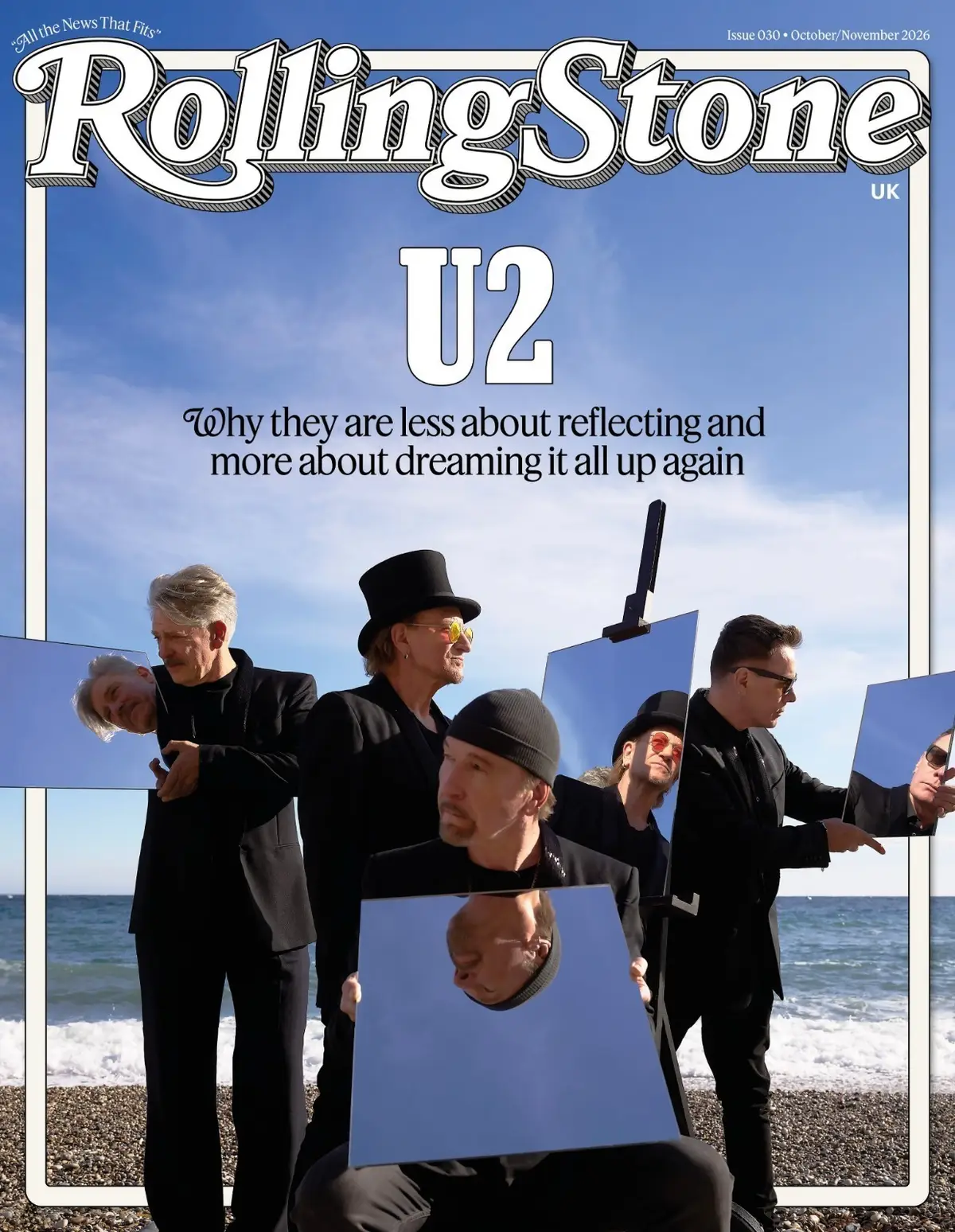 Rolling Stone Magazine: U2, Bono, Edge, Clayton, #30 Oct/Nov 2026 [PRE-ORDER]