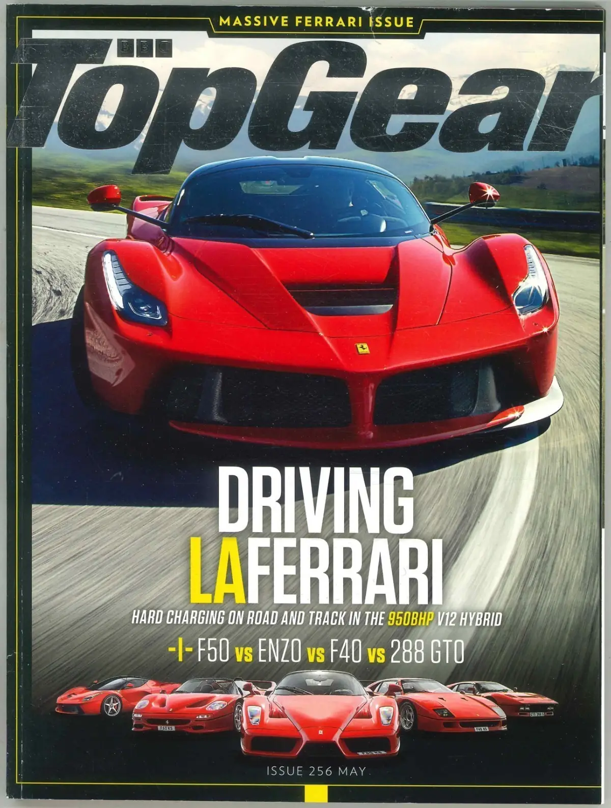 BBC Top Gear Magazine #256, LaFerrari, Ferrari Special, May 2014 (Slight Wear)