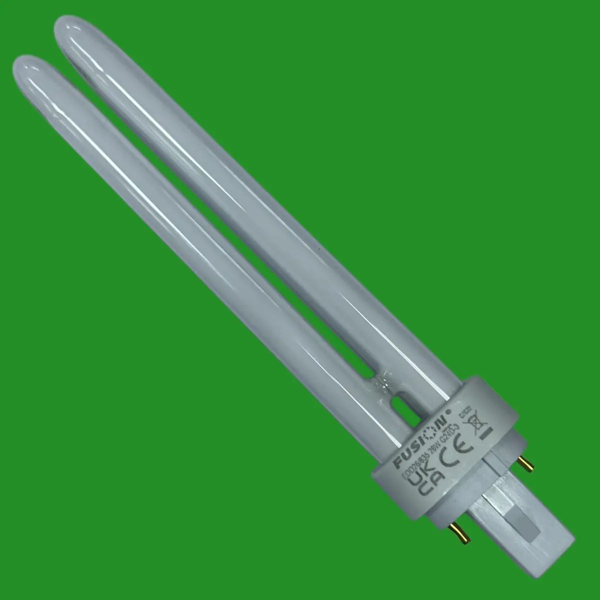 1x 26W Fusion G24d-3, 2 pin, Low Energy CFL PL Light Bulb 3500K 835 White Lamps - image 6 | Free standard UK delivery included | Discount Quality Products