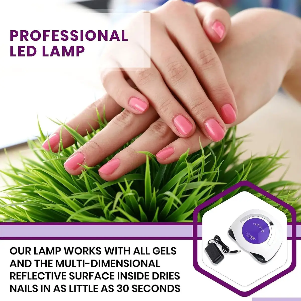 1x Bella Nails Professional LED UV Gel Nail Dryer Lamp Home or Salon Use 120W - image 6 | Free standard UK delivery included | Discount Quality Products