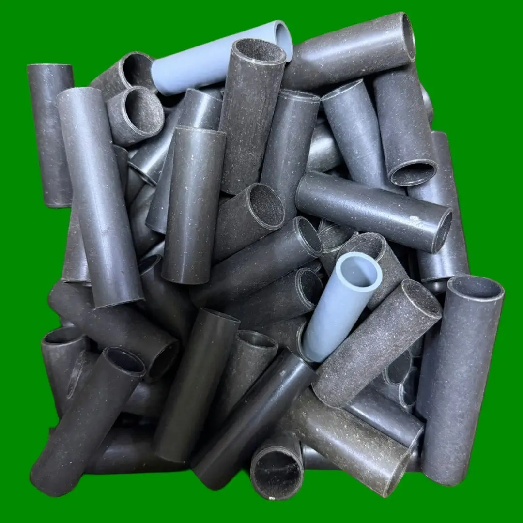 87x Small Mixed Plastic Tubes 45-80mm x 15-20mm DIY Crafts Model Making Job Lot