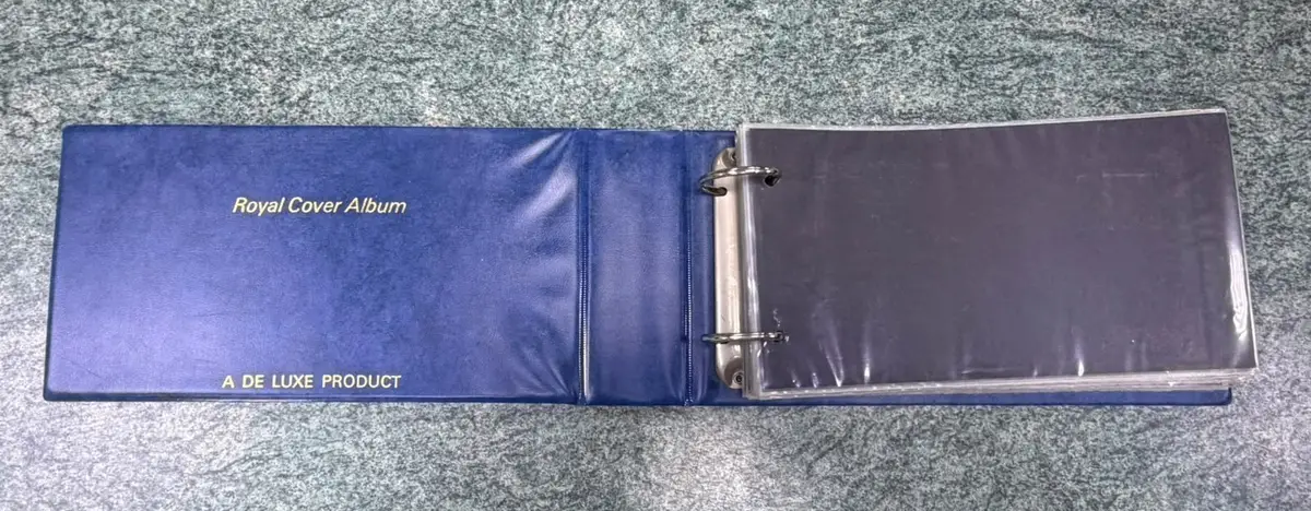 First Day Cover FDC Album Binder 40 Page, Single Pocket, Black Inserts, Holds 80 - image 3 | Free standard UK delivery included | Discount Quality Products
