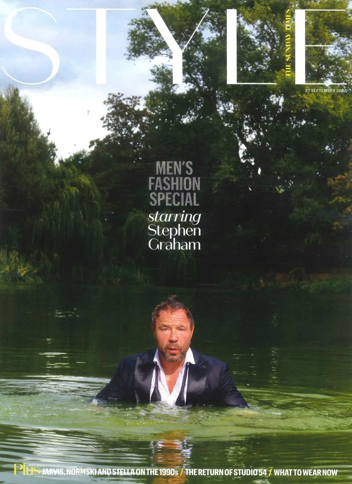 Sunday Times STYLE Magazine: Stephen Graham, Ryan Sampson, Kate Moss, 27.9.26