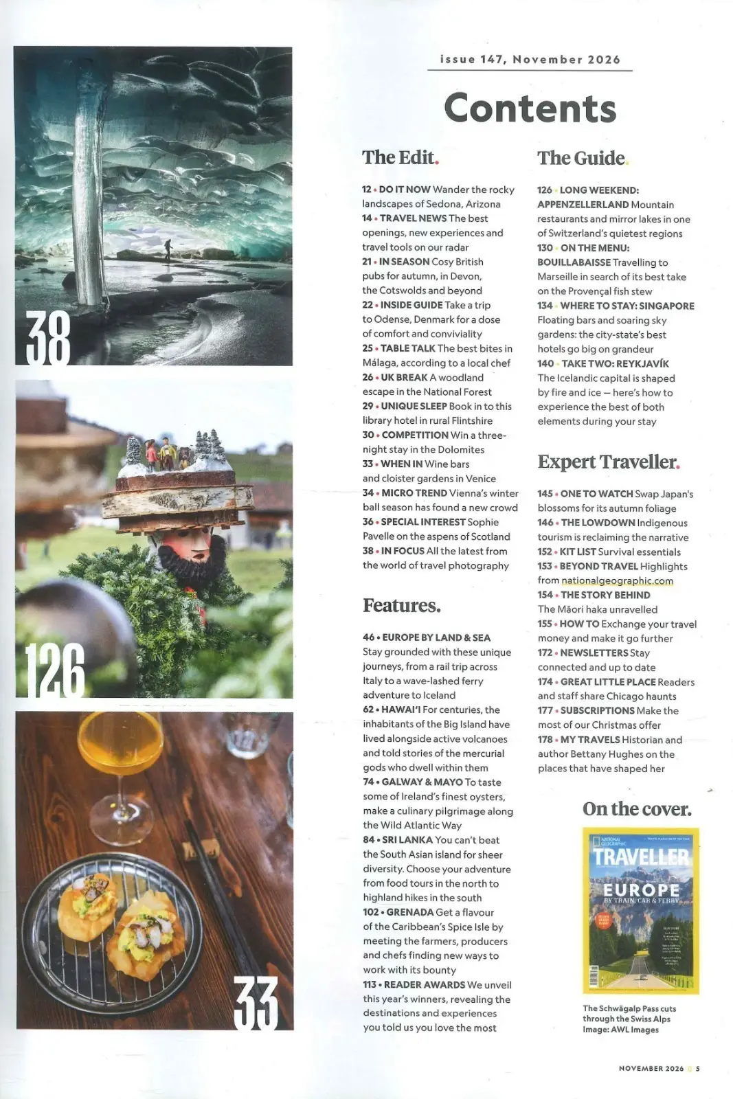 National Geographic Traveller Magazine: Europe, Sri Lanka, Ireland, Nov 2026 - image 4 | Free standard UK delivery included | Discount Quality Products