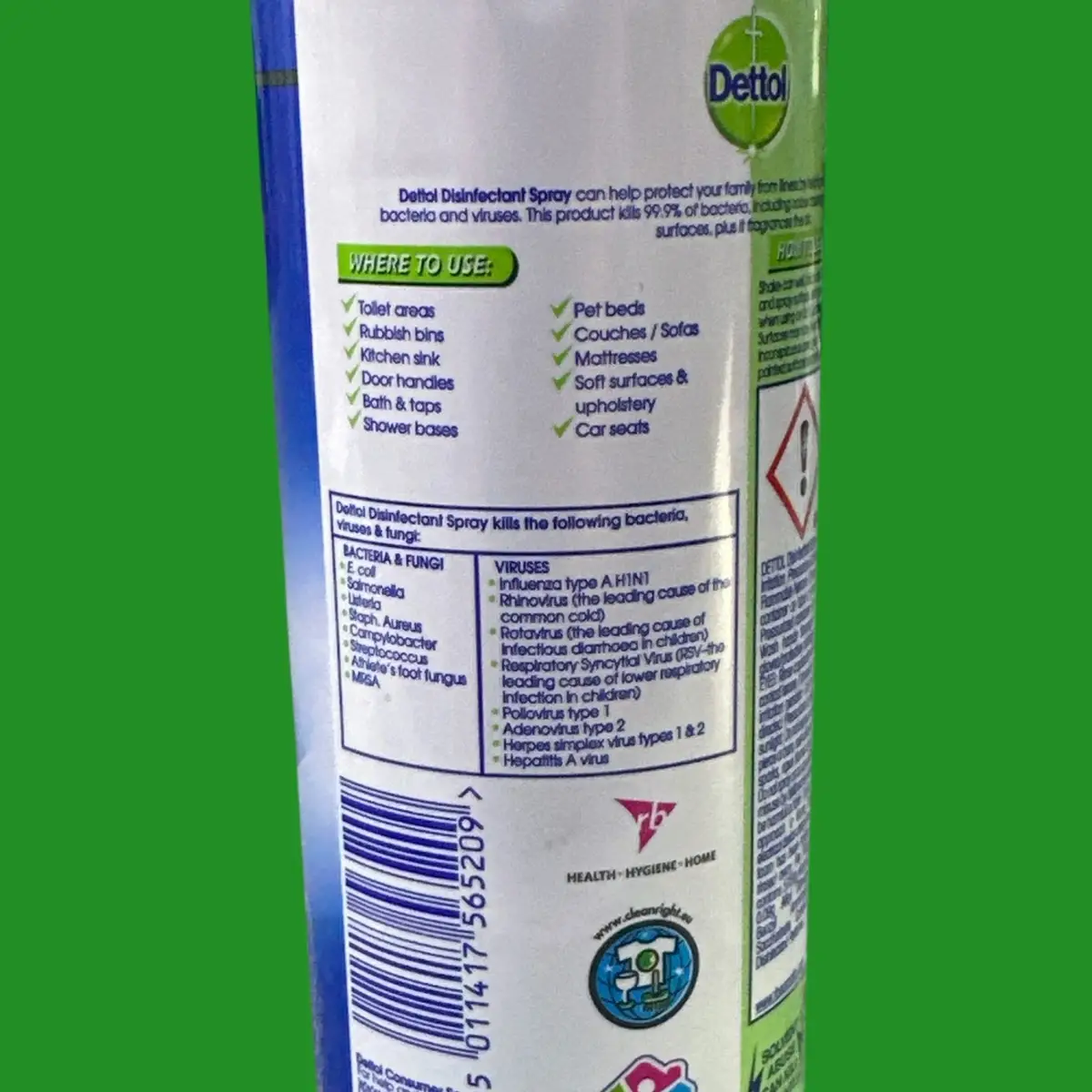 3x Dettol All in One 400ml Disinfectant Spray Crisp Linen All Surface Cleaner - image 4 | Free standard UK delivery included | Discount Quality Products