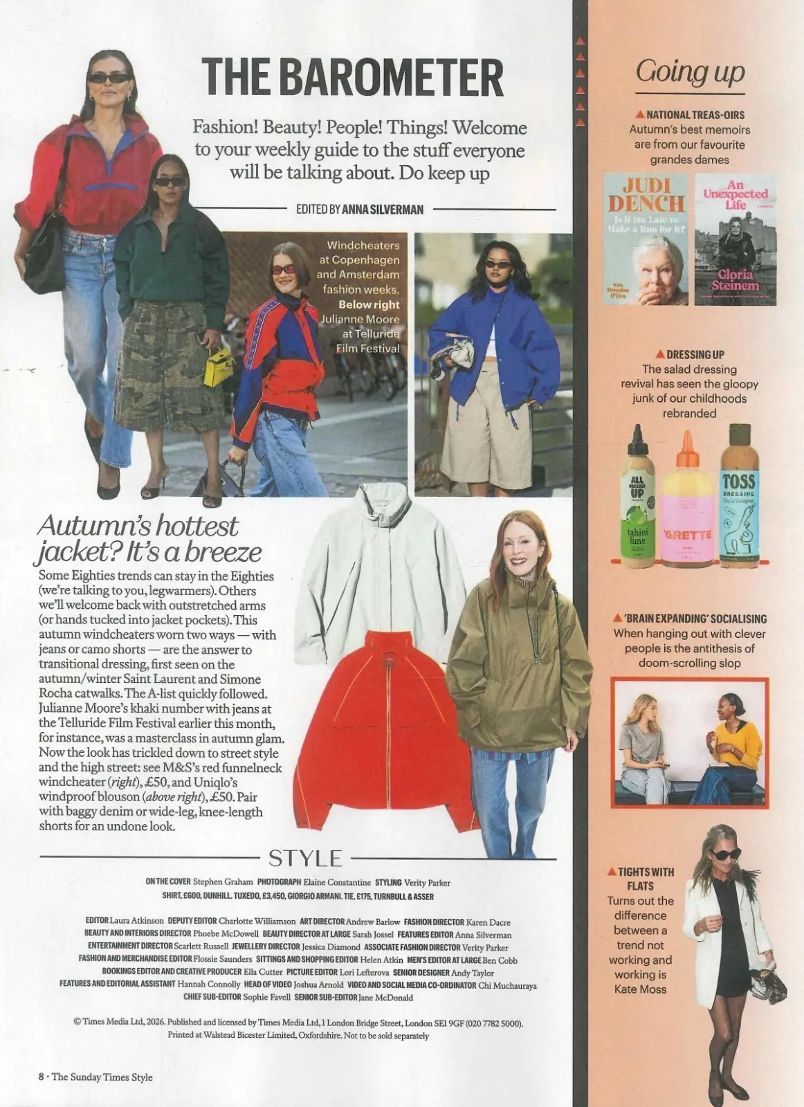 Sunday Times STYLE Magazine: Stephen Graham, Ryan Sampson, Kate Moss, 27.9.26 - image 3 | Free standard UK delivery included | Discount Quality Products