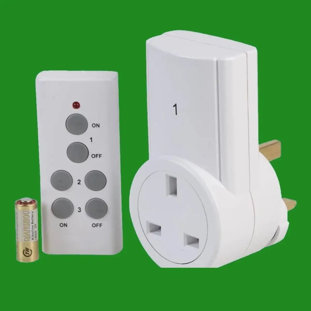 3-Pack Wireless Remote-Controlled UK Mains Sockets (Plug & Play) - image 3 | Free standard UK delivery included | Discount Quality Products