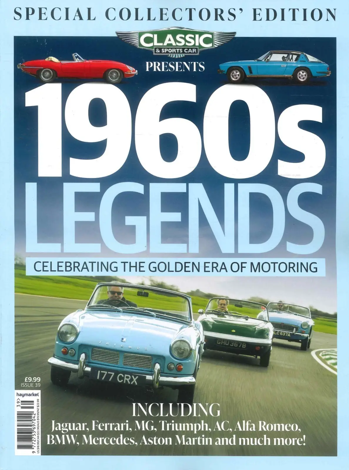 Classic &amp; Sports Car Magazine: 1960s Legends, Special Collectors' Edition, 2026