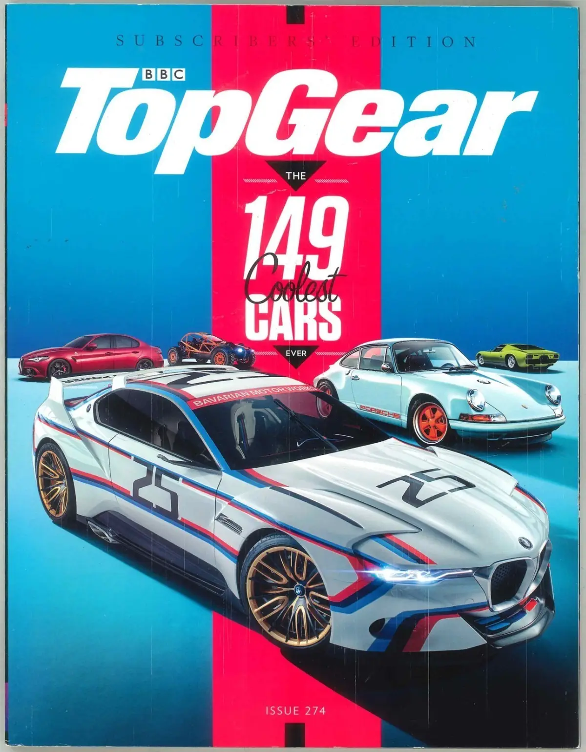 BBC Top Gear Magazine: Issue #274, BMW M4, Porsche 911, Volvo V60 XC, Oct 2015