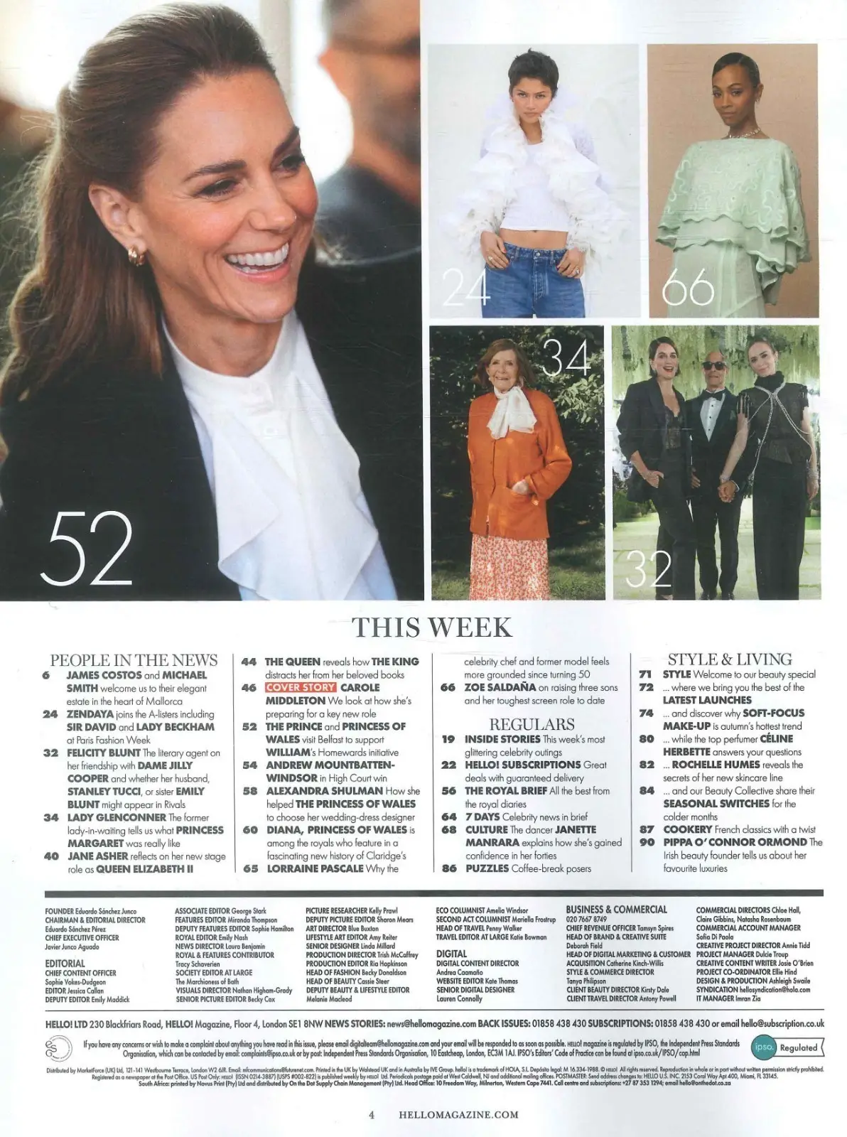 HELLO! Magazine: Carole Middleton, Princess Kate, Royal, David Beckham, 19.10.26 - image 3 | Free standard UK delivery included | Discount Quality Products